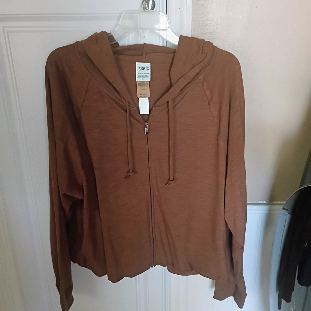 Victoria's Secret Pink Brown Cardigan